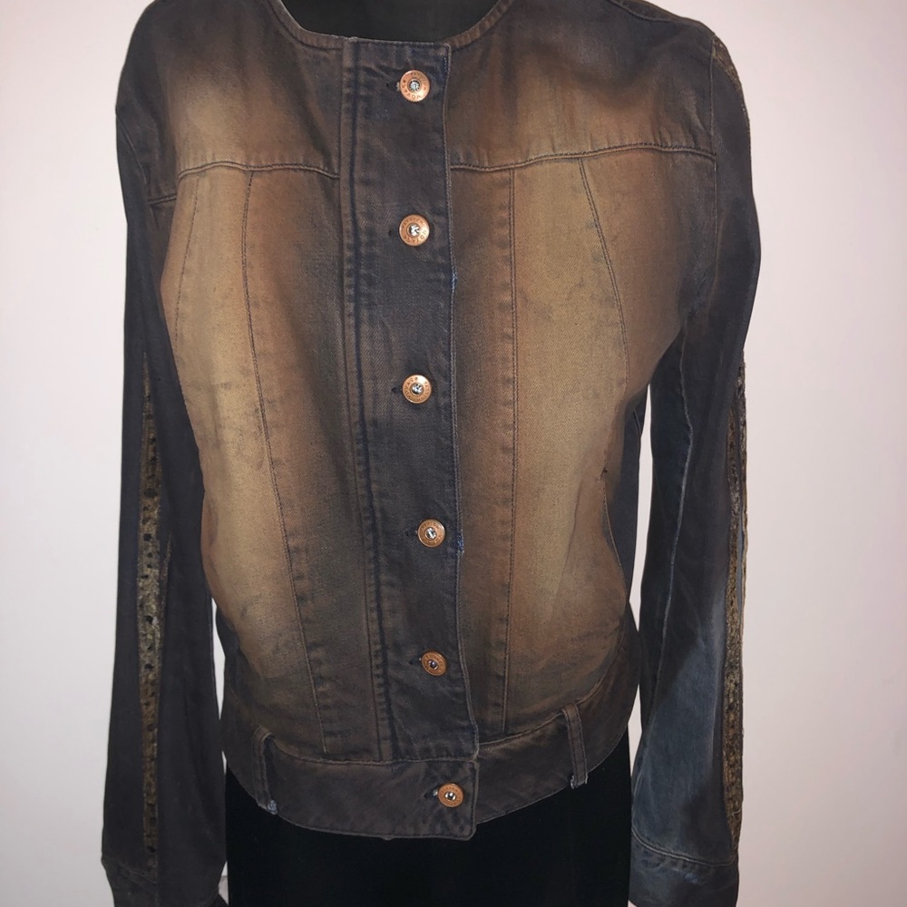 Voyage Passion Denim Jacket women S44 short